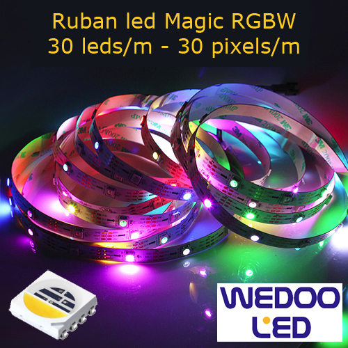 ruban led magic RGBW 30 led BTFMGW3030IP20