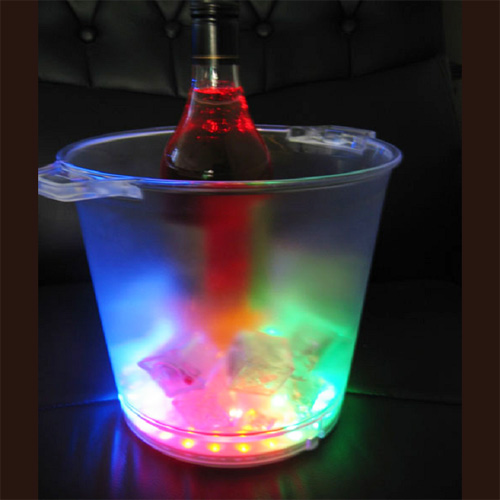 seau a glace lumineux translucide led