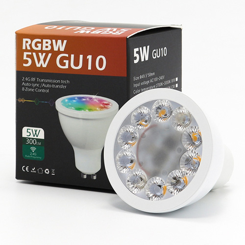 spot led RGBW 5W RF SPRGBW5W4958 pic2