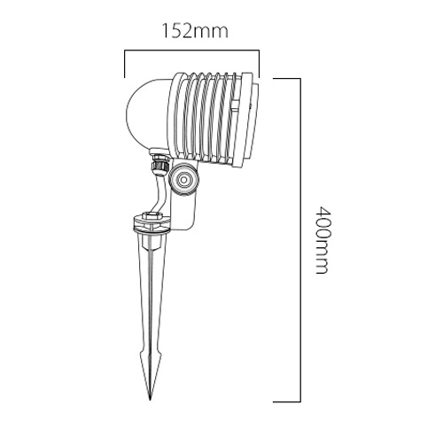 spots led jardin BI 9W SPJBI9W4018 pic2