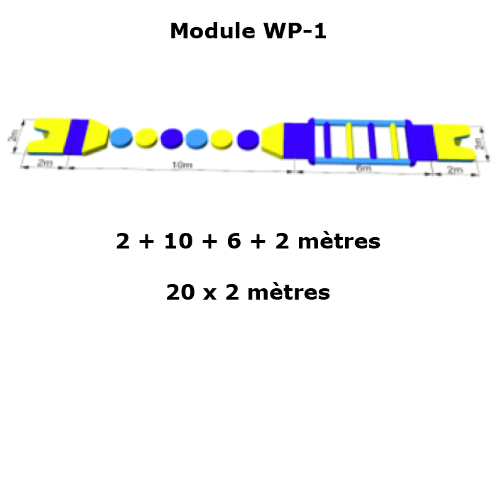 structure gonflable aquatique a composer STRGNFJ565 pic2