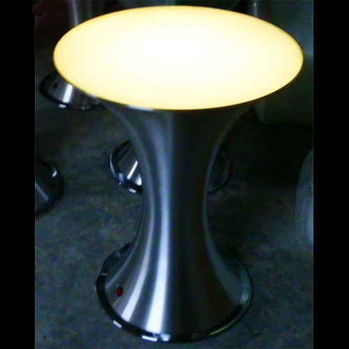 table lumineuse led acier aluminium HSSLBF1