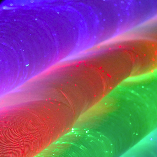 tissu lumineux fibre optique