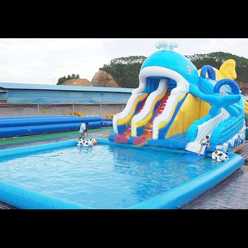 toboggan aquatique gonflable baleine STRGNFJ537