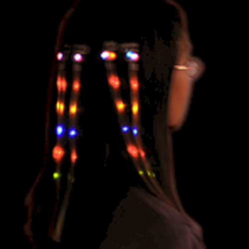 tresse cheveux led pic2