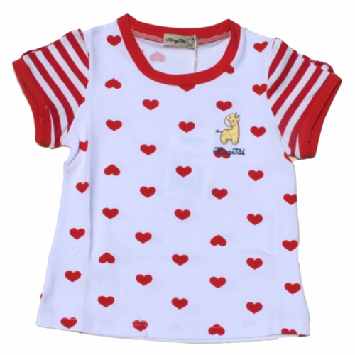 tshirt fille coeurs TTXT0051 pic3