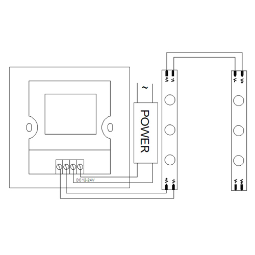 variateur led tactile mural VARMUR05 pic6