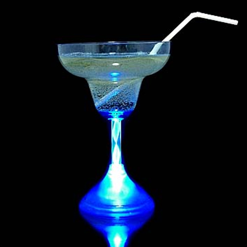 verre coktail lumineux led margarita