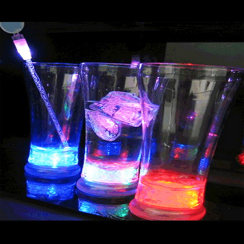 verre jus de fruits lumineux led